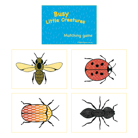 A memory game which supports early learning. Face all cards down to start. Take turns turning two cards face up and see if the pictures match. If they match, remove them and continue to turn two cards over for more matching. If they don’t match, turn them face down and keep on playing. 