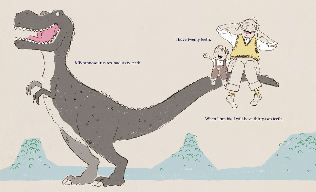 My Teeth book spread. My Teeth is a non-fiction picture book all about teeth! 