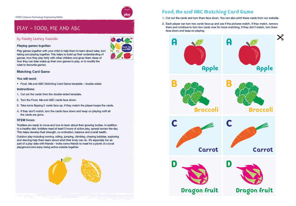 In this 2020 STEM activity book are play based STEM ideas and activities to create and explore with your child (toddler). 