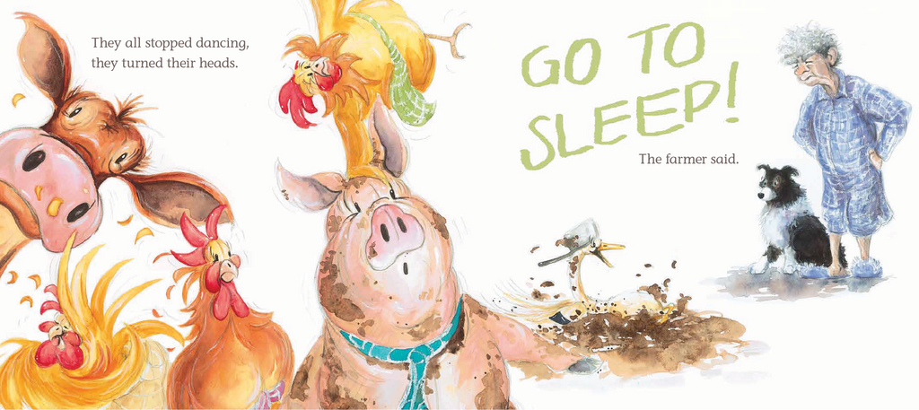 The Hip Hop Barn helps children learn about rhyme and rhythm while also encouraging movement with dancing too.